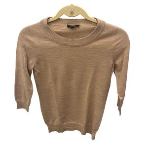 J Crew XS Tippi Pullover Tan Sweater